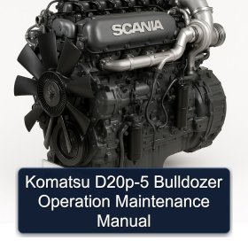 Komatsu D20p-5 Bulldozer Operation Maintenance Manual
