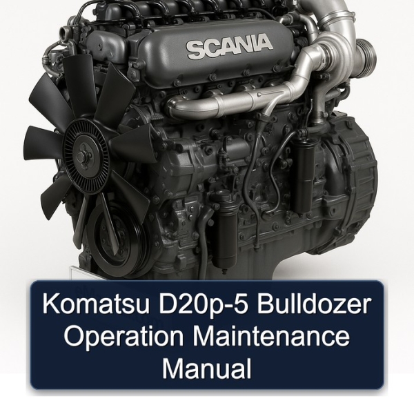 Komatsu D20p-5 Bulldozer Operation Maintenance Manual