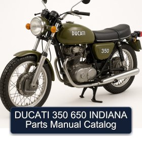 DUCATI 350 650 INDIANA Parts Manual Catalog