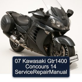 07 Kawasaki Gtr1400 Concours 14 ServiceRepairManual