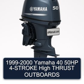 1999-2000 Yamaha 40 50HP 4-STROKE High THRUST OUTBOARDS