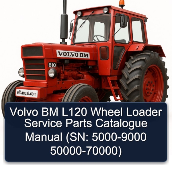 Volvo BM L120 Wheel Loader Service Parts Catalogue Manual (SN: 5000-9000 50000-70000)