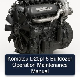 Komatsu D20pl-5 Bulldozer Operation Maintenance Manual