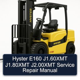 Hyster E160 J1.60XMT J1.80XMT J2.00XMT Service Repair Manual