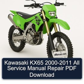 Kawasaki KX65 2000-2011 All Service Manual Repair PDF Download