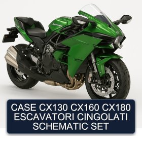 CASE CX130 CX160 CX180 ESCAVATORI CINGOLATI SCHEMATIC SET