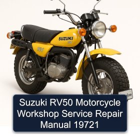 Suzuki RV50 Motorcycle Workshop Service Repair Manual 19721