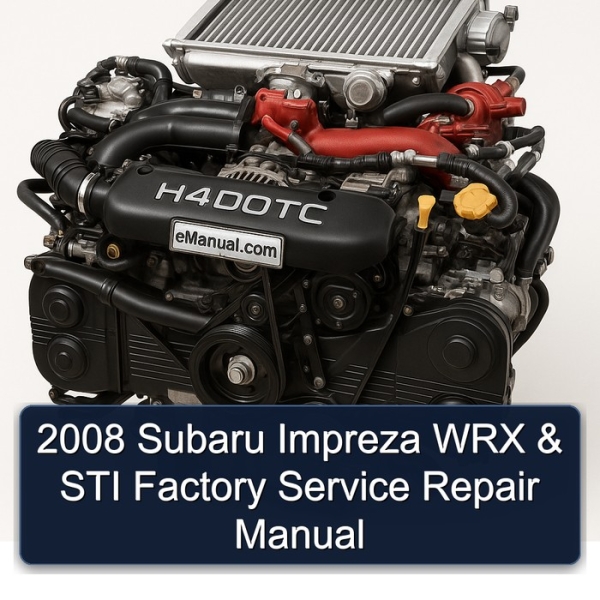 2008 Subaru Impreza WRX & STI Factory Service Repair Manual