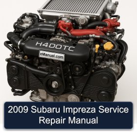 2009 Subaru Impreza Service Repair Manual