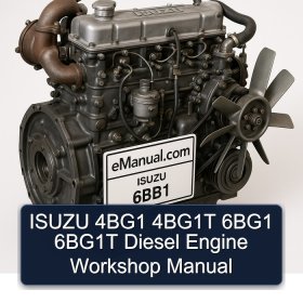 ISUZU 4BG1 4BG1T 6BG1 6BG1T Diesel Engine Workshop Manual