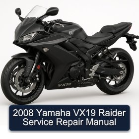 2008 Yamaha VX19 Raider Service Repair Manual