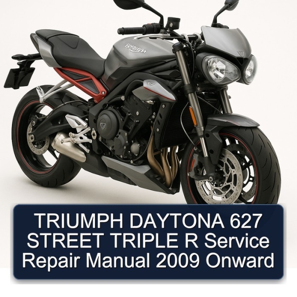 TRIUMPH DAYTONA 627 STREET TRIPLE R Service Repair Manual 2009 Onward