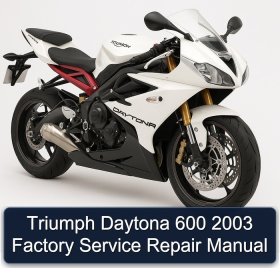 Triumph Daytona 600 2003 Factory Service Repair Manual