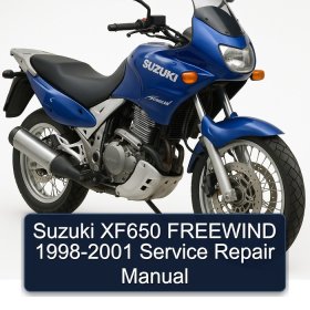 Suzuki XF650 FREEWIND 1998-2001 Service Repair Manual