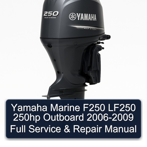 Yamaha Marine F250 LF250 250hp Outboard 2006-2009 Full Service & Repair Manual