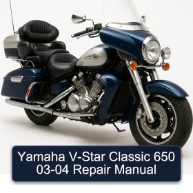 Yamaha V-Star Classic 650 03-04 Repair Manual