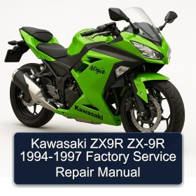 Kawasaki ZX9R ZX-9R 1994-1997 Factory Service Repair Manual