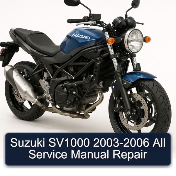 Suzuki SV1000 2003-2006 All Service Manual Repair