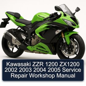 Kawasaki ZZR 1200 ZX1200 2002 2003 2004 2005 Service Repair Workshop Manual