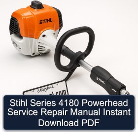 Stihl Series 4180 Powerhead Service Repair Manual Instant Download PDF