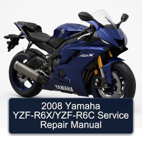2008 Yamaha YZF-R6X/YZF-R6C Service Repair Manual