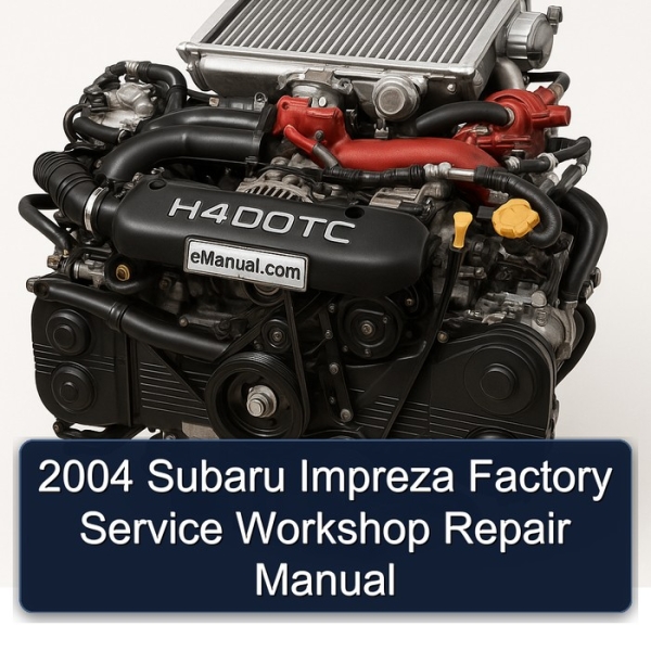 2004 Subaru Impreza Factory Service Workshop Repair Manual STI Engine H4SO Engine H4DOTC Engine Transmission CHASSIS BODY Wiring