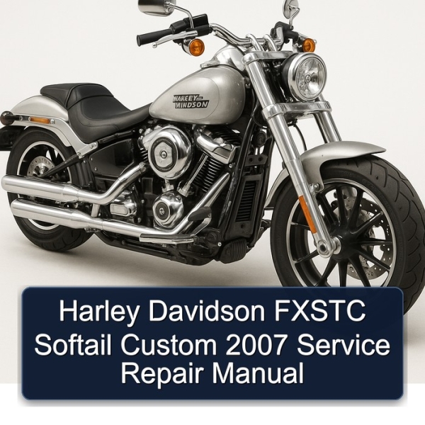 Harley Davidson FXSTC Softail Custom 2007 Service Repair Manual