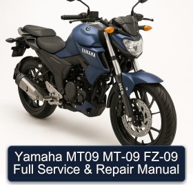 Yamaha MT09 MT-09 FZ-09 Full Service & Repair Manual