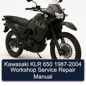Kawasaki KLR 650 1987-2004 Workshop Service Repair Manual