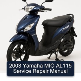 2003 Yamaha MIO AL115 Service Repair Manual