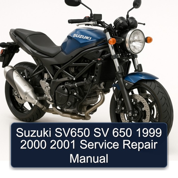 Suzuki SV650 SV 650 1999 2000 2001 Service Repair Manual