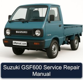 Suzuki GSF600 Service Repair Manual