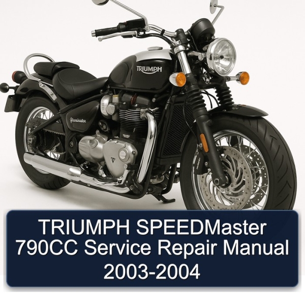 TRIUMPH SPEEDMaster 790CC Service Repair Manual 2003-2004