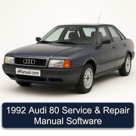 1992 Audi 80 Service & Repair Manual Software