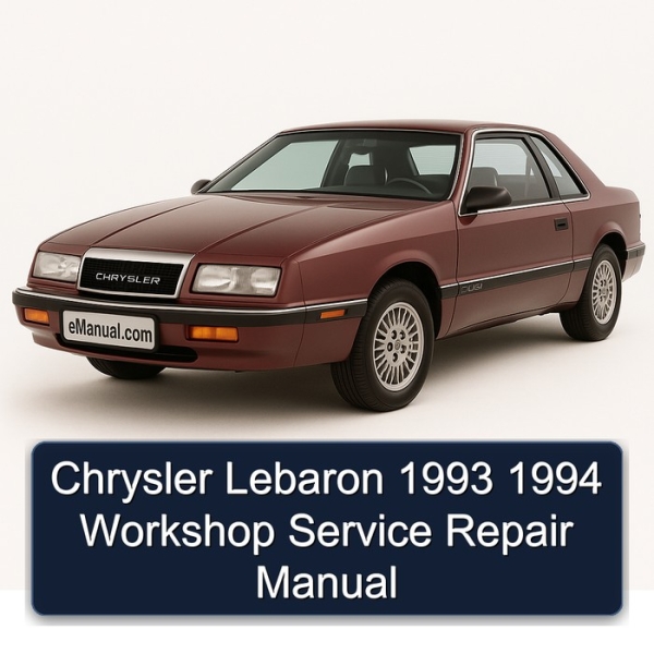 Chrysler Lebaron 1993 1994 Workshop Service Repair Manual