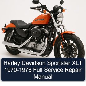 Harley Davidson Sportster XLT 1970-1978 Full Service Repair Manual