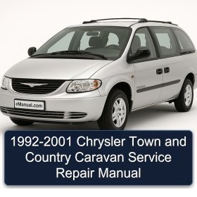 1992-2001 Chrysler Town and Country Caravan Service Repair Manual