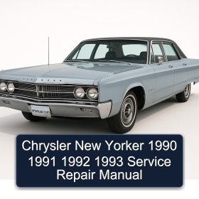 Chrysler New Yorker 1990 1991 1992 1993 Service Repair Manual