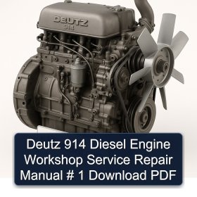 Deutz 914 Diesel Engine Workshop Service Repair Manual # 1 Download PDF