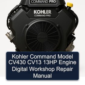 Kohler Command Model CV430 CV13 13HP Engine Digital Workshop Repair Manual