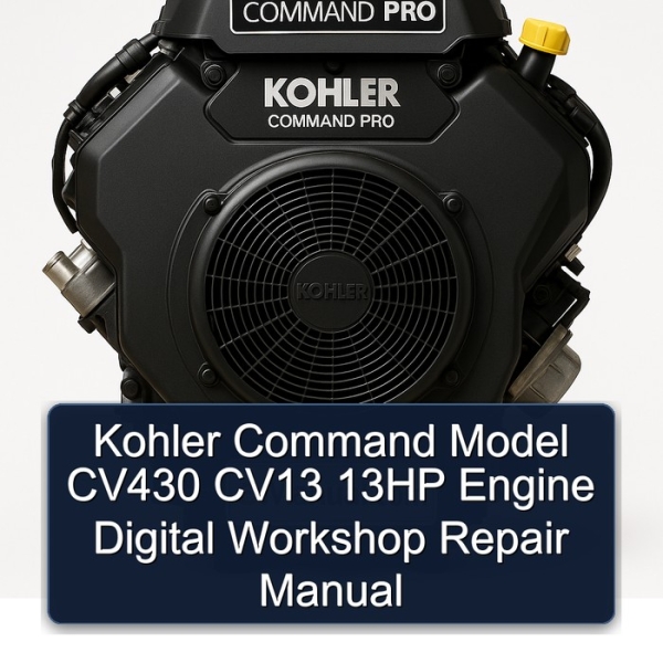 Kohler Command Model CV430 CV13 13HP Engine Digital Workshop Repair Manual