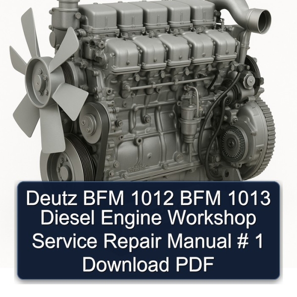 Deutz BFM 1012 BFM 1013 Diesel Engine Workshop Service Repair Manual # 1 Download PDF