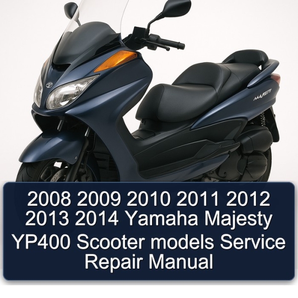 2008 2009 2010 2011 2012 2013 2014 Yamaha Majesty YP400 Scooter models Service Repair Manual