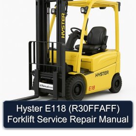 Hyster E118 (R30FFAFF) Forklift Service Repair Manual