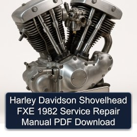 Harley Davidson Shovelhead FXE 1982 Service Repair Manual PDF Download