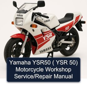 Yamaha YSR50 ( YSR 50) Motorcycle Workshop Service/Repair Manual