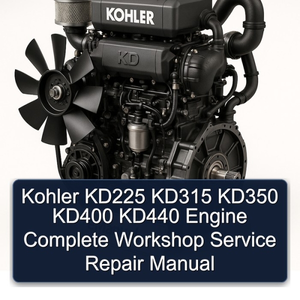 Kohler KD225 KD315 KD350 KD400 KD440 Engine Complete Workshop Service Repair Manual
