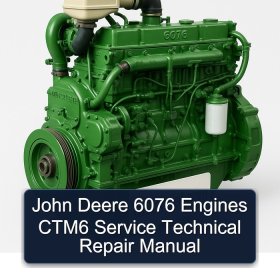 John Deere 6076 Engines CTM6 Service Technical Repair Manual