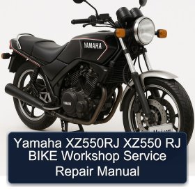 Yamaha XZ550RJ XZ550 RJ BIKE Workshop Service Repair Manual
