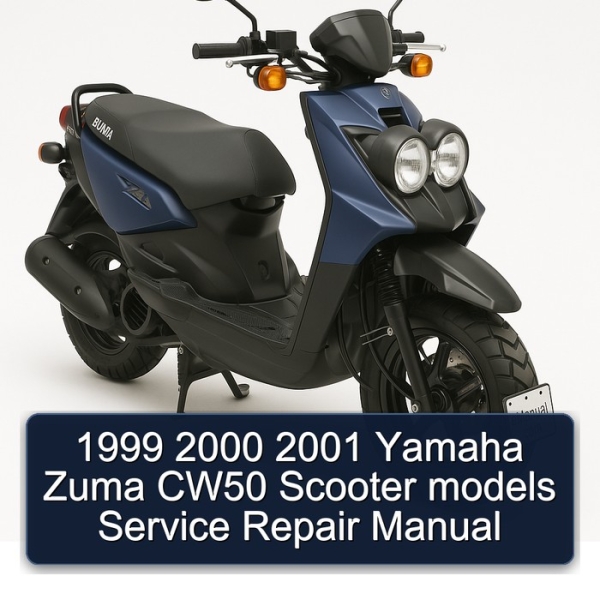 1999 2000 2001 Yamaha Zuma CW50 Scooter models Service Repair Manual